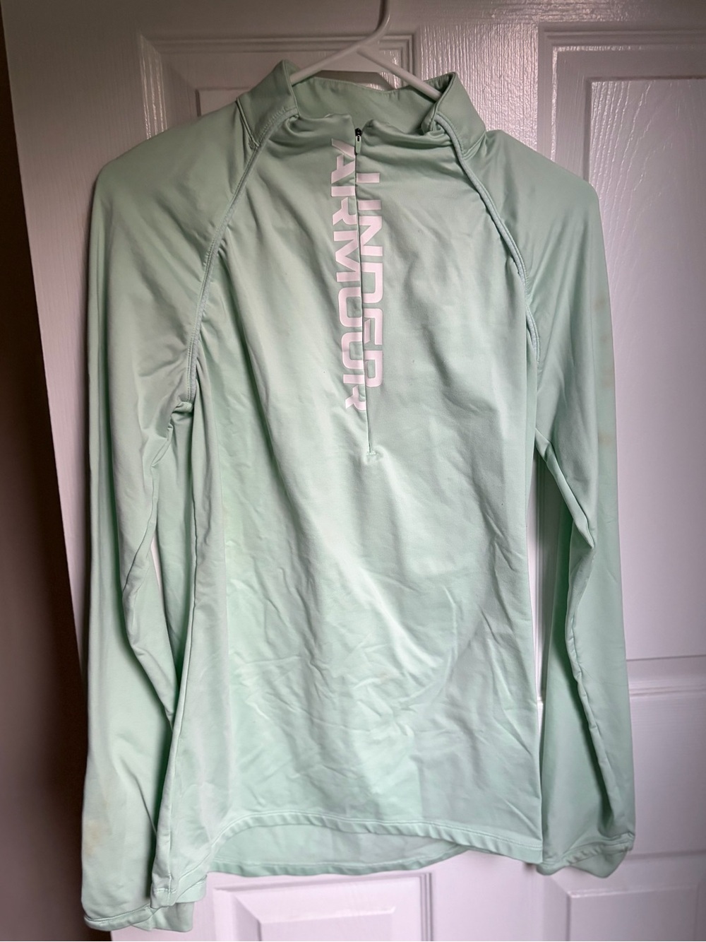 Under Armour Women’s Light Mint Long Sleeve Cold Weather Running Top